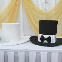 Свадебные шляпы на главную машину
